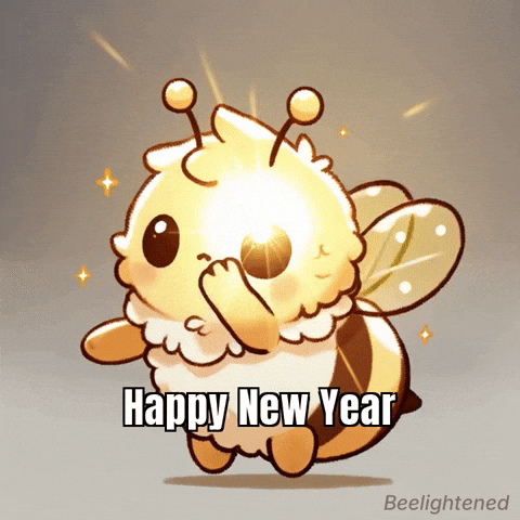 Sparkling New Year GIF by Beelightened