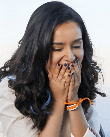 Funny Reaction Shraddhakapoor GIF