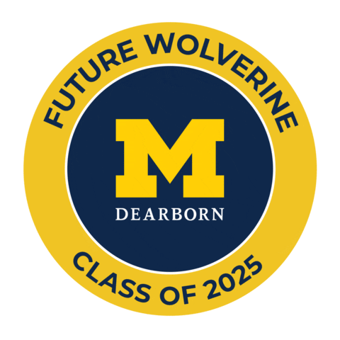 Go Blue Michigan Football Sticker by University of Michigan-Dearborn