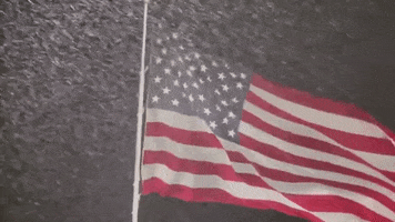 American Flag Snow GIF by Storyful