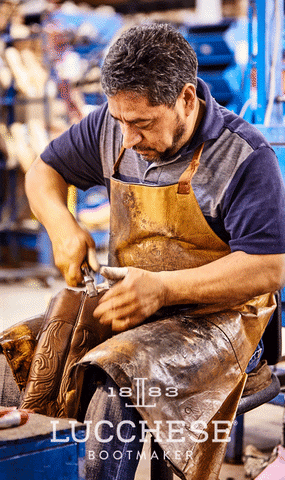 Texas Cowboy GIF by Lucchese Bootmaker