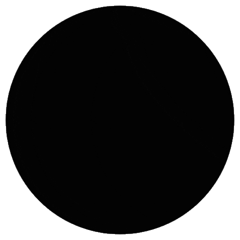 Black Circle Sticker by Adimals Werbeagentur