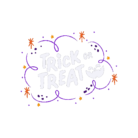 Trick Or Treat Halloween Sticker