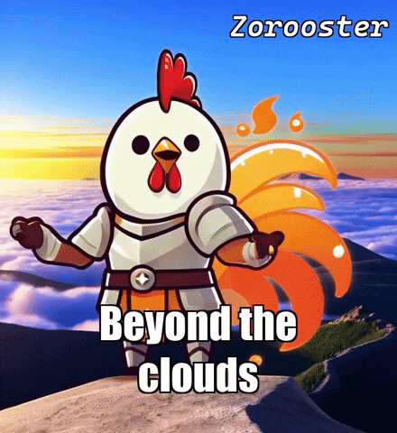 Golden Light Cloud GIF by Zorooster