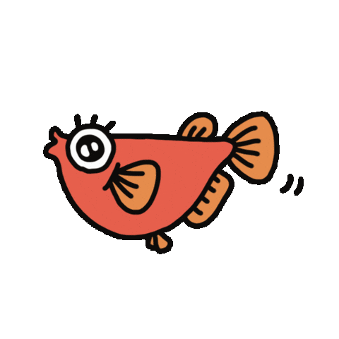 魚 Medaka Sticker
