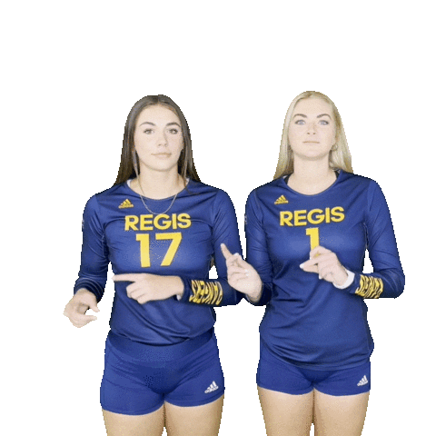 Regis University Volleyball Sticker