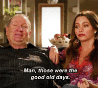 The good old days gif.