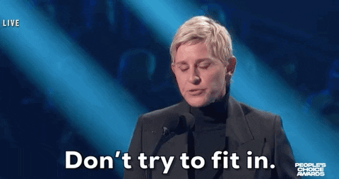 Be Yourself Ellen Degeneres GIF by E! - Find & Share on GIPHY