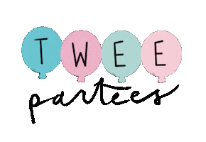 Twee Partees Sticker