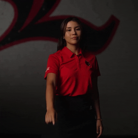 Clapping Pointing GIF by Louisville Cardinals