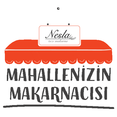 Nesla Makarna Sticker