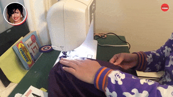 Sew Sewing Machine GIF by BuzzFeed
