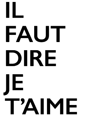 Il Faut Dire Je T Aime Sticker by MIMILAMOUR