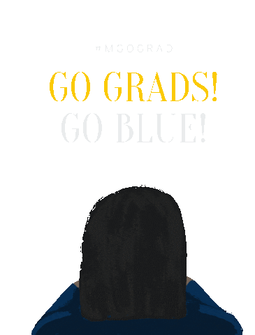College Go Blue Sticker by University of Michigan
