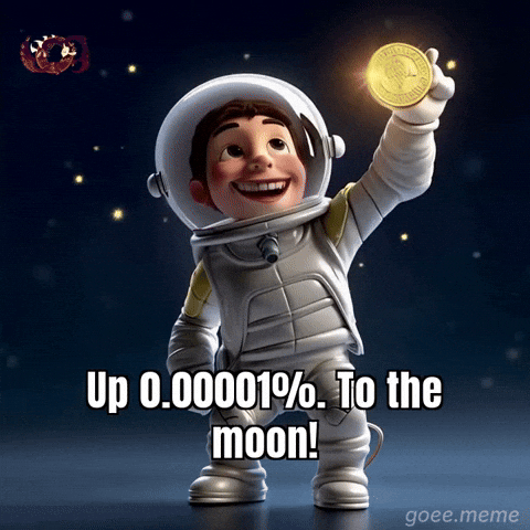 To The Moon Win GIF by Goeememe