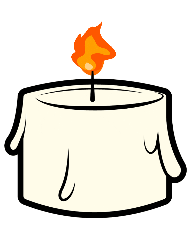 Candle Dia De Muertos Sticker by Grupo Bronco