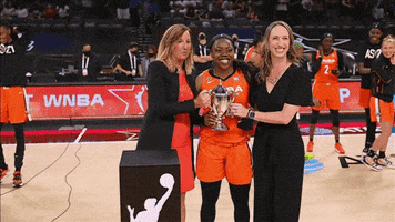 All-Star Reaction GIF by WNBA