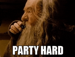lord of the rings party hard GIF