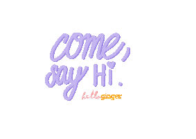 Sayhi Sticker by Hello Ginger