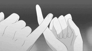 black and white promise GIF