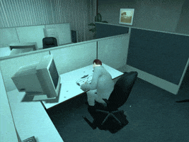 angry computer GIF