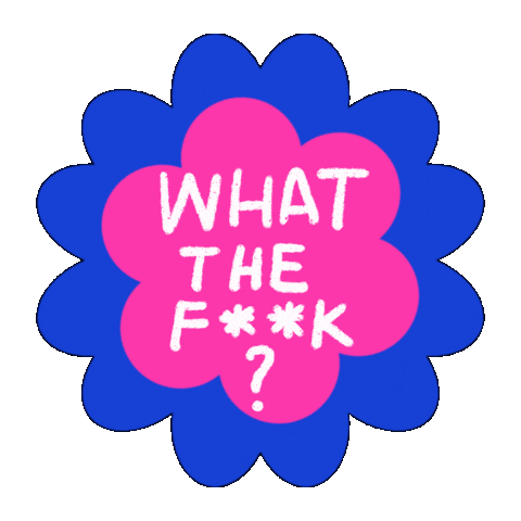 Illustration Wtf Sticker