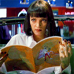 pulp fiction ella GIF