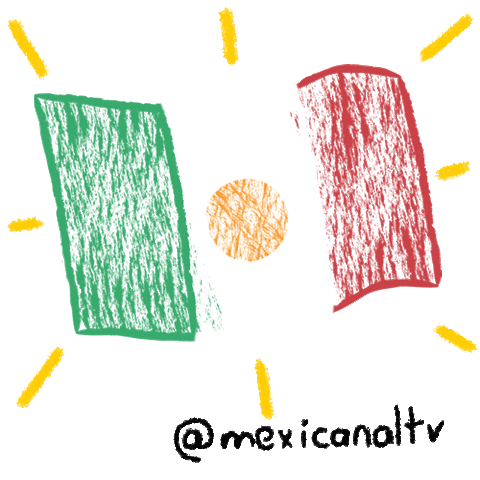 Mexico Flag Sticker by Mexicanal