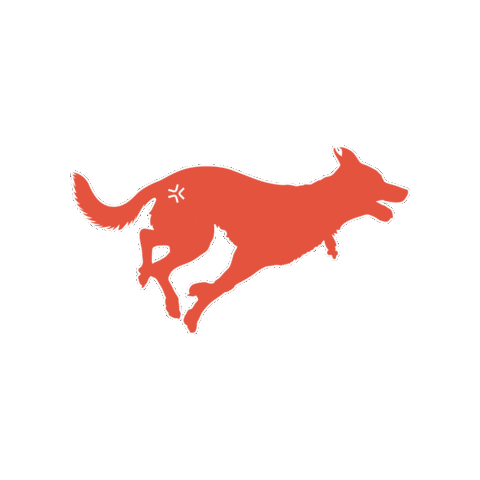 Dog Running Sticker by Movora