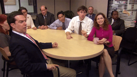  mrw upset the office boss come on GIF