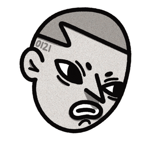 Angry Face Sticker by Miscfit