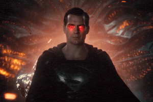 Superman Heat Vision Vs Steppenwolf Justice League GIF