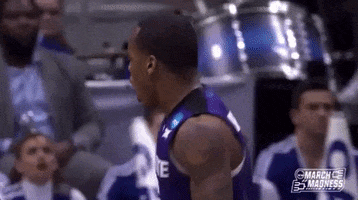 Lets Go Chest Bump GIF by NCAA March Madness
