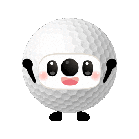 Golfball Sticker by 17LIVE