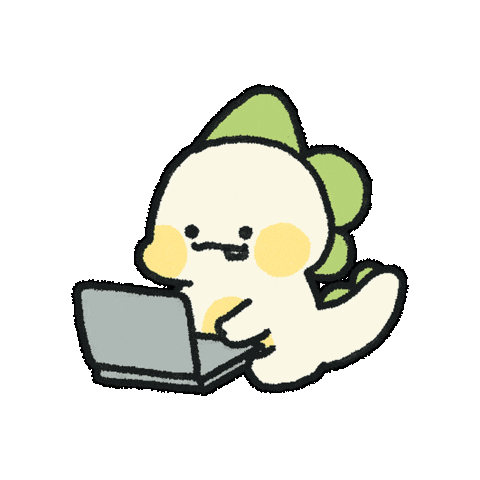 Dino Laptop Sticker