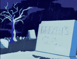 the simpsons tombstone GIF