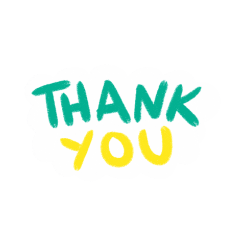 Wfk Thank You Sticker by Wigs For Kids