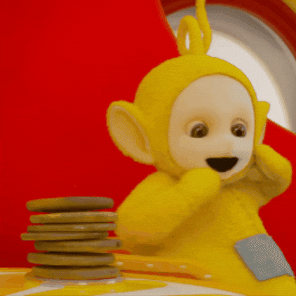 Happy Lets Eat GIF by Teletubbies