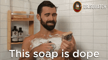Dope Shower GIF by DrSquatchSoapCo
