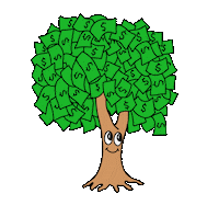 The Money Tree Sticker