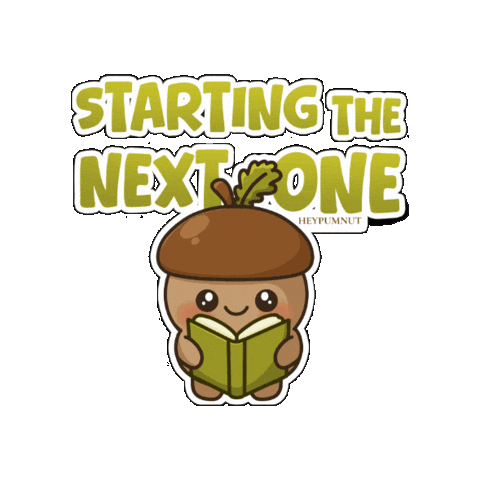 Books Reading Sticker