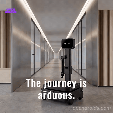 Robot Struggle GIF by OpenDroids