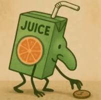 Picking Up Orange Juice GIF