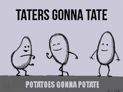 What does a potato feels like