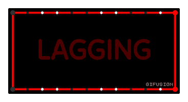 Glitch Lagging Sticker