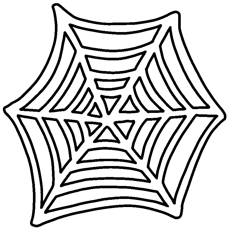 Spider Web Halloween Sticker by Leah Schmidt