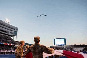 Fly Over Air Force GIF by Boise State University