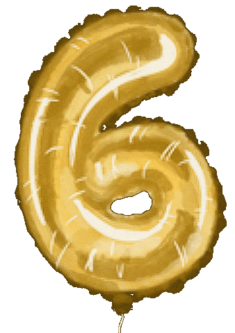 Birthday Gold Sticker