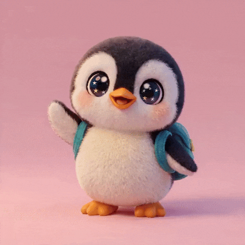 Happy Baby Penguin GIF by Senti