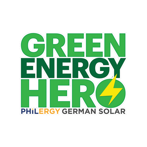 Green Energy Hero Sticker by PHILERGY German Solar